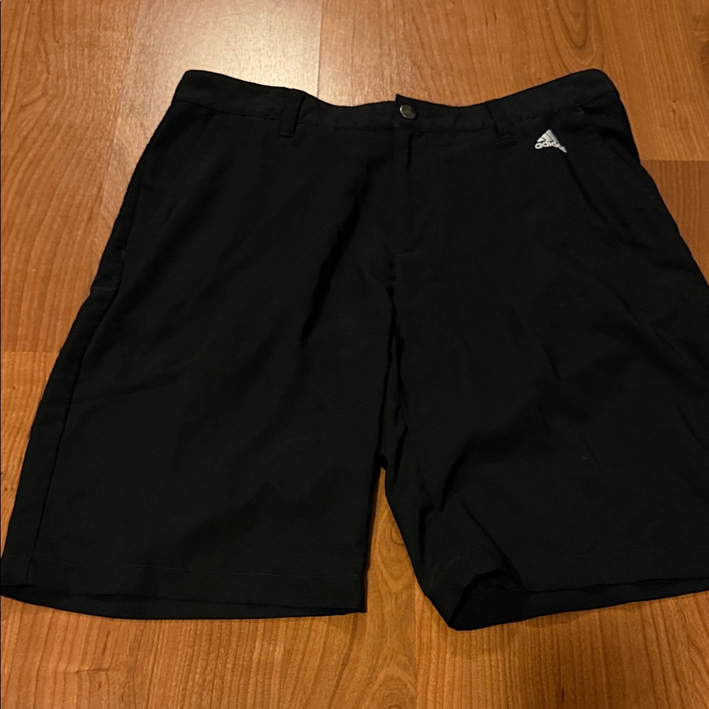 adidas Black Men's Golf Shorts